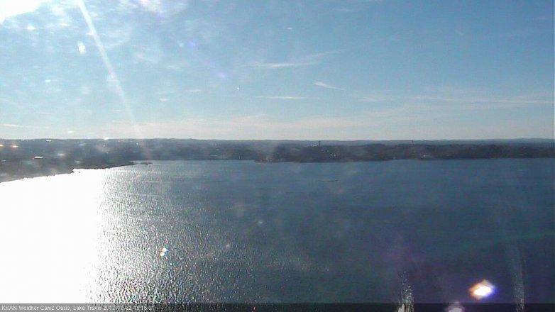Lake Travis webcam, November 22, 2017 2:25 PM CT
