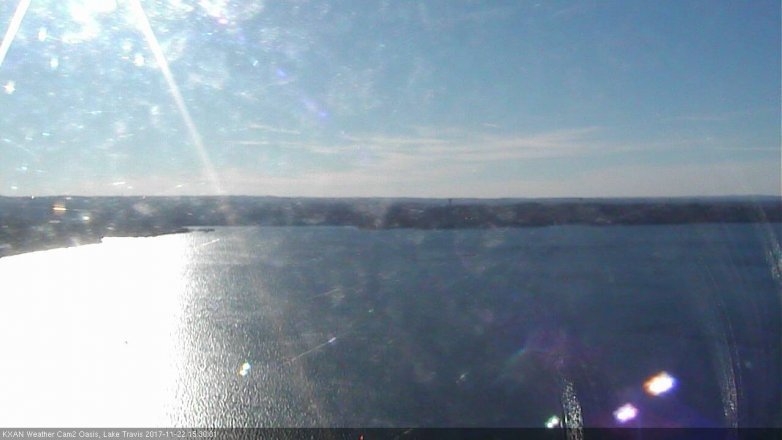 Lake Travis webcam, November 22, 2017 2:40 PM CT
