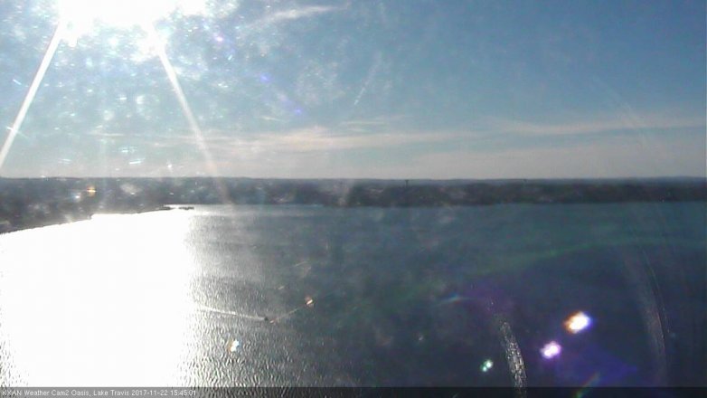 Lake Travis webcam, November 22, 2017 2:55 PM CT