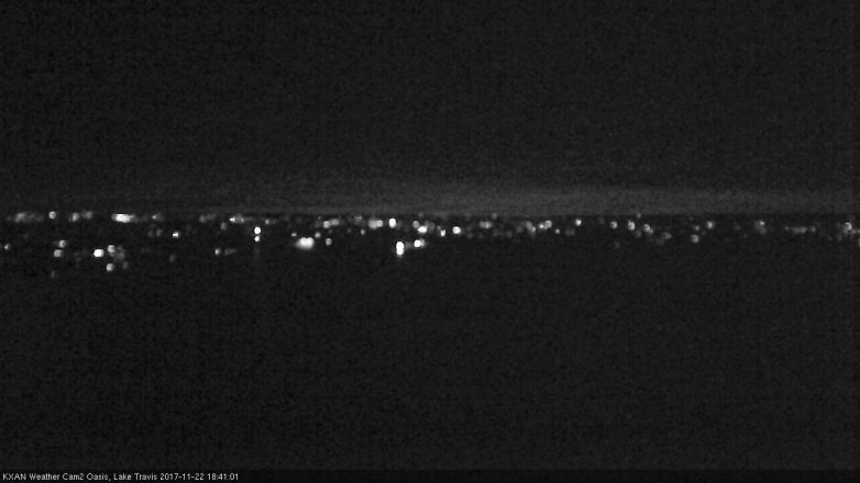 Lake Travis webcam, November 22, 2017 5:50 PM CT