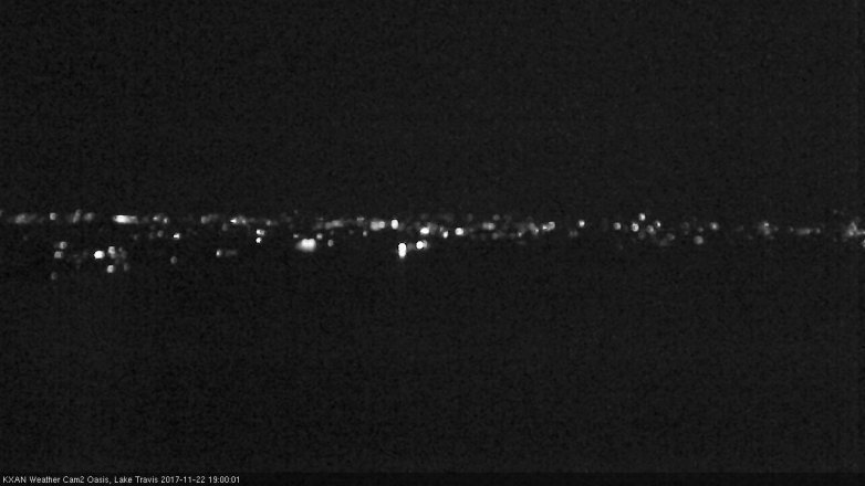 Lake Travis webcam, November 22, 2017 6:20 PM CT