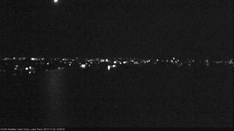 Lake Travis webcam, November 22, 2017 6:50 PM CT