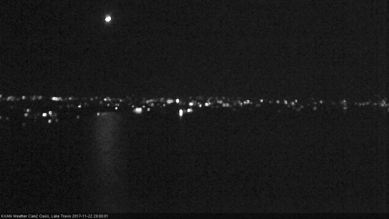Lake Travis webcam, November 22, 2017 7:05 PM CT