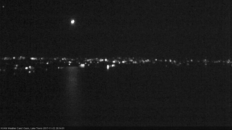 Lake Travis webcam, November 22, 2017 7:35 PM CT