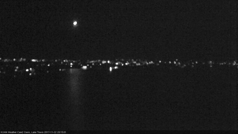 Lake Travis webcam, November 22, 2017 7:40 PM CT