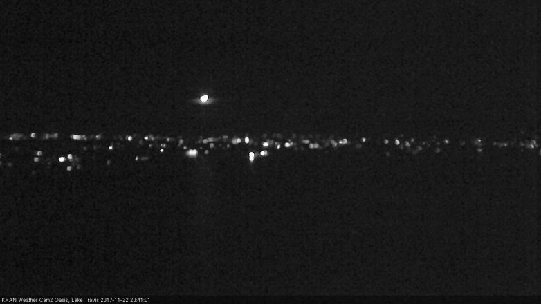 Lake Travis webcam, November 22, 2017 7:55 PM CT