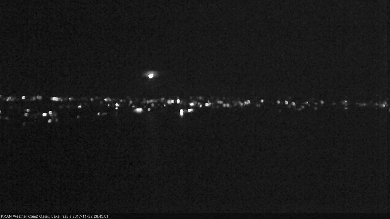 Lake Travis webcam, November 22, 2017 8:00 PM CT