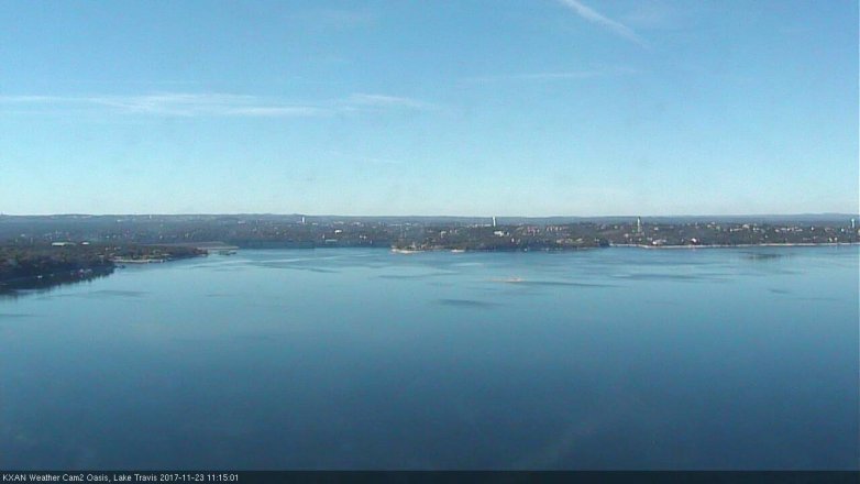 Lake Travis webcam, November 23, 2017 10:35 AM CT