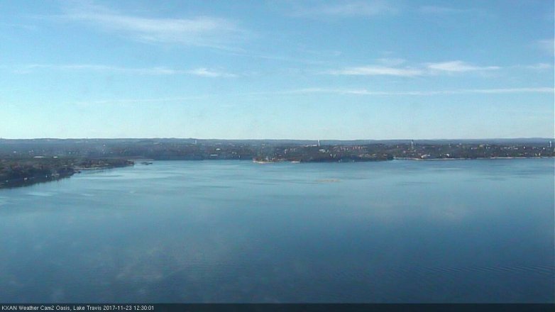 Lake Travis webcam, November 23, 2017 11:45 AM CT