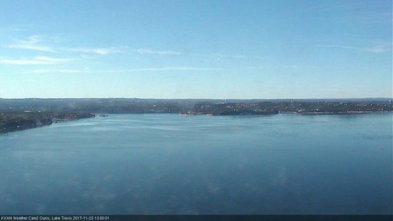 Lake Travis webcam, November 23, 2017 12:05 PM CT