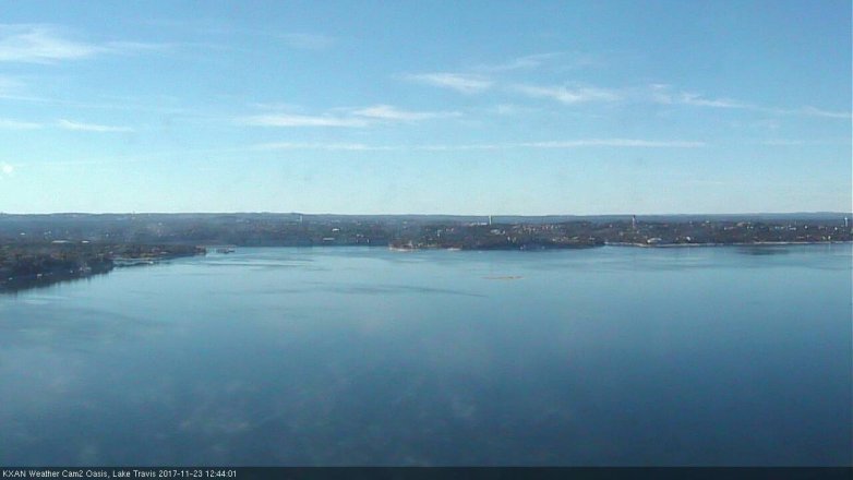 Lake Travis webcam, November 23, 2017 12:15 PM CT