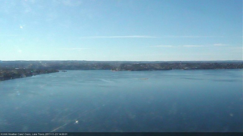 Lake Travis webcam, November 23, 2017 1:05 PM CT