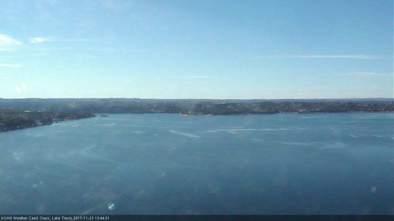 Lake Travis webcam, November 23, 2017 1:15 PM CT