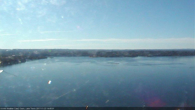 Lake Travis webcam, November 23, 2017 2:00 PM CT