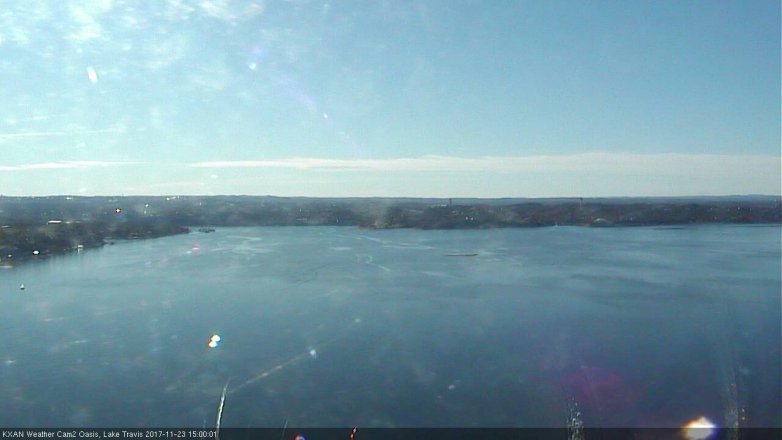 Lake Travis webcam, November 23, 2017 2:15 PM CT