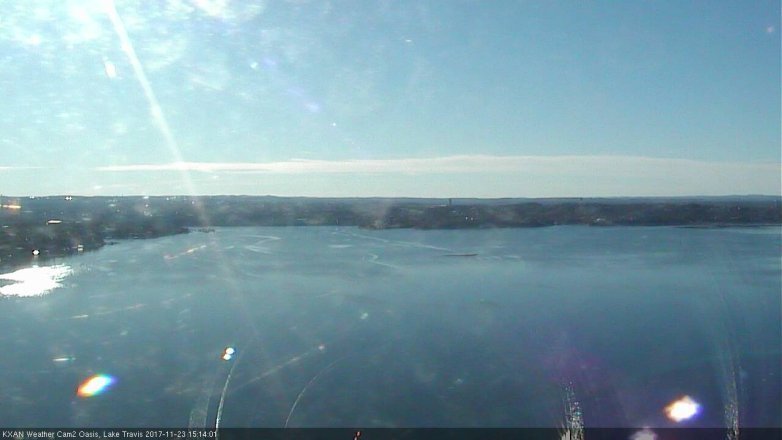 Lake Travis webcam, November 23, 2017 2:20 PM CT