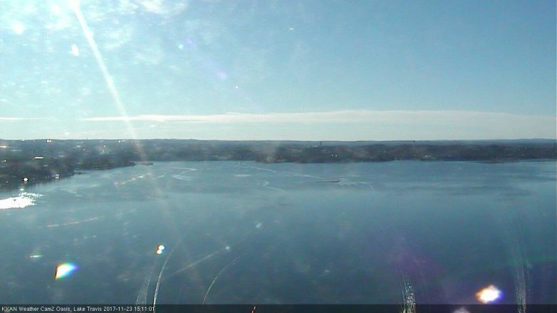 Lake Travis webcam, November 23, 2017 2:30 PM CT