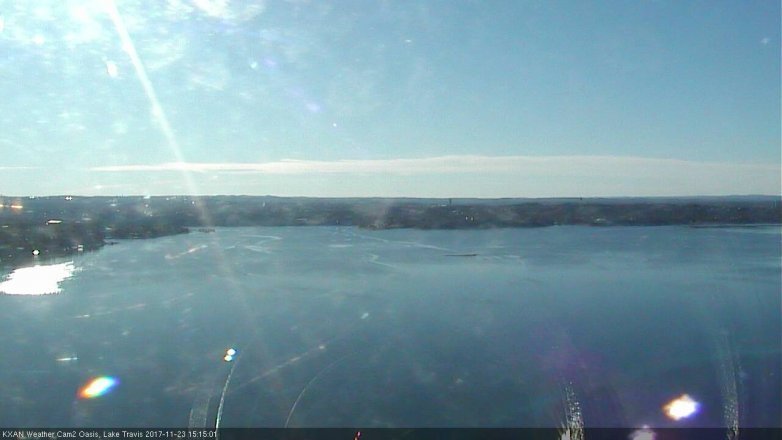 Lake Travis webcam, November 23, 2017 2:40 PM CT