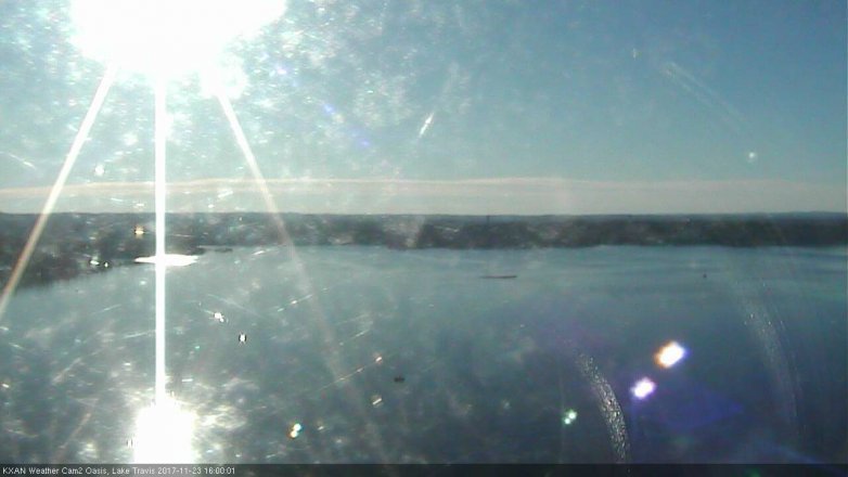 Lake Travis webcam, November 23, 2017 3:10 PM CT