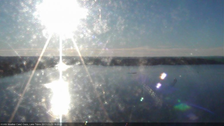 Lake Travis webcam, November 23, 2017 3:35 PM CT