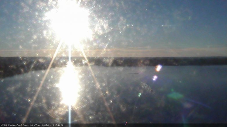 Lake Travis webcam, November 23, 2017 3:50 PM CT