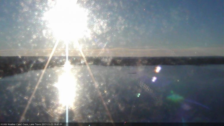 Lake Travis webcam, November 23, 2017 4:00 PM CT
