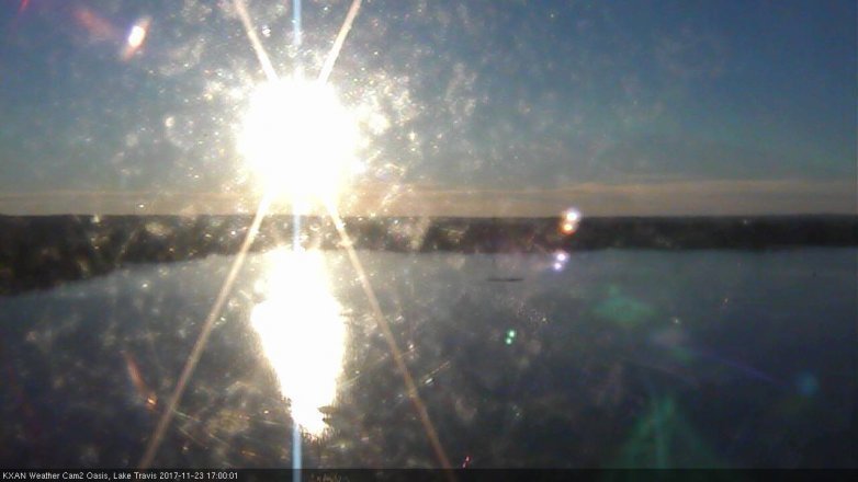Lake Travis webcam, November 23, 2017 4:10 PM CT