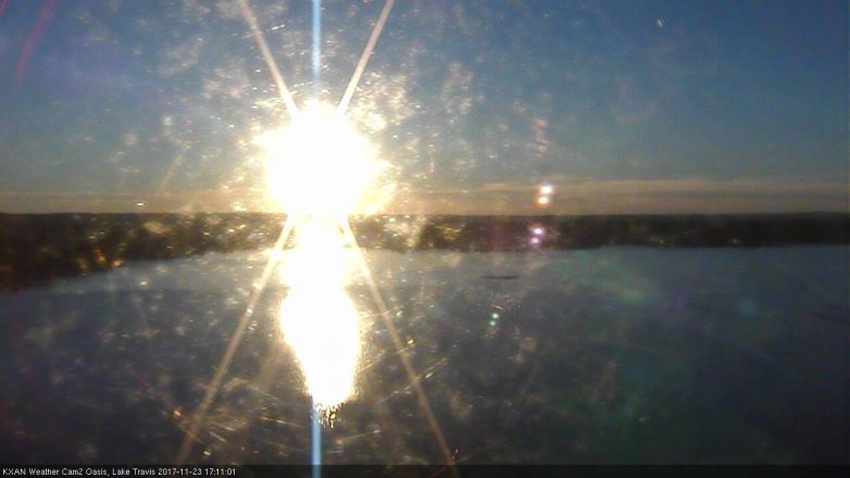Lake Travis webcam, November 23, 2017 4:20 PM CT