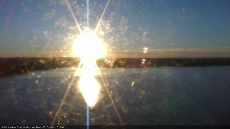 Lake Travis webcam, November 23, 2017 4:35 PM CT