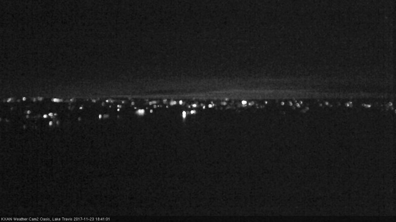 Lake Travis webcam, November 23, 2017 5:50 PM CT