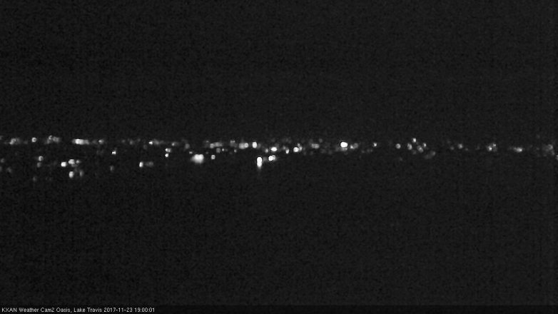 Lake Travis webcam, November 23, 2017 6:10 PM CT