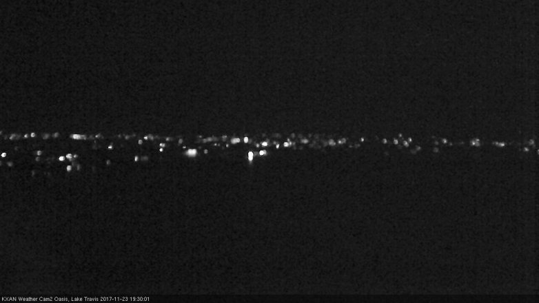 Lake Travis webcam, November 23, 2017 6:35 PM CT