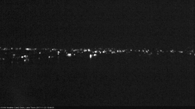 Lake Travis webcam, November 23, 2017 7:10 PM CT
