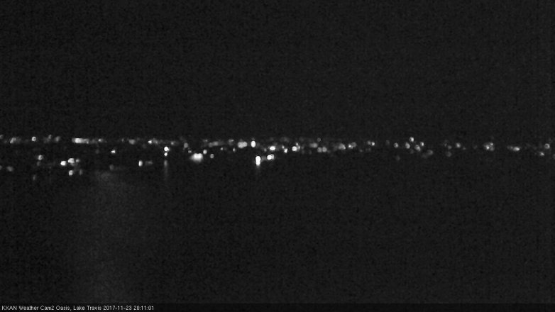 Lake Travis webcam, November 23, 2017 7:15 PM CT