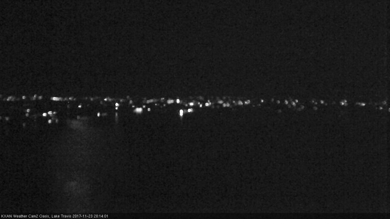 Lake Travis webcam, November 23, 2017 7:20 PM CT
