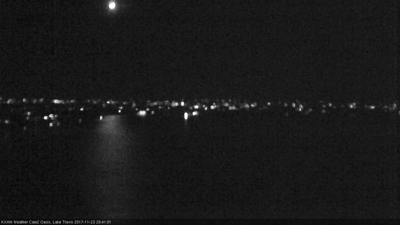 Lake Travis webcam, November 23, 2017 7:55 PM CT