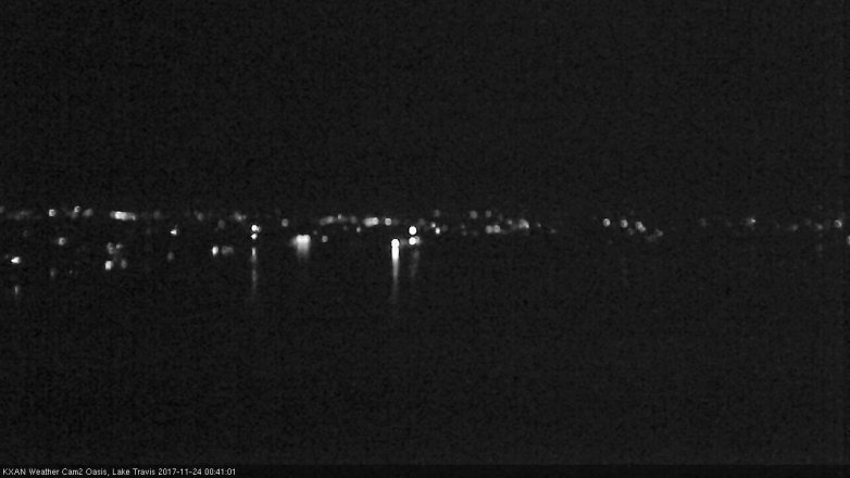 Lake Travis webcam, November 23, 2017 11:55 PM CT
