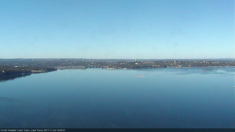 Lake Travis webcam, November 24, 2017 9:05 AM CT