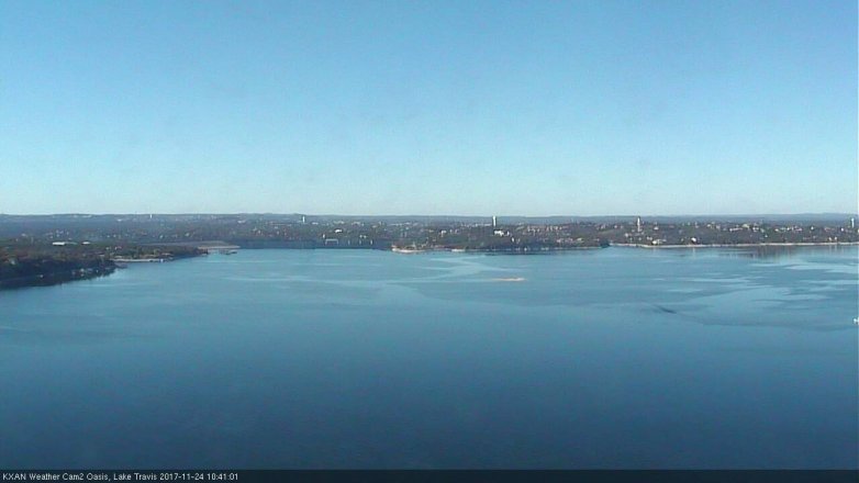 Lake Travis webcam, November 24, 2017 9:55 AM CT