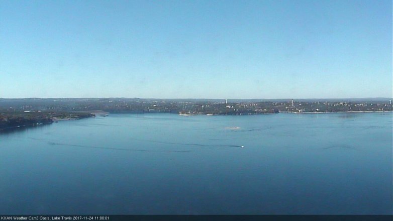 Lake Travis webcam, November 24, 2017 10:15 AM CT