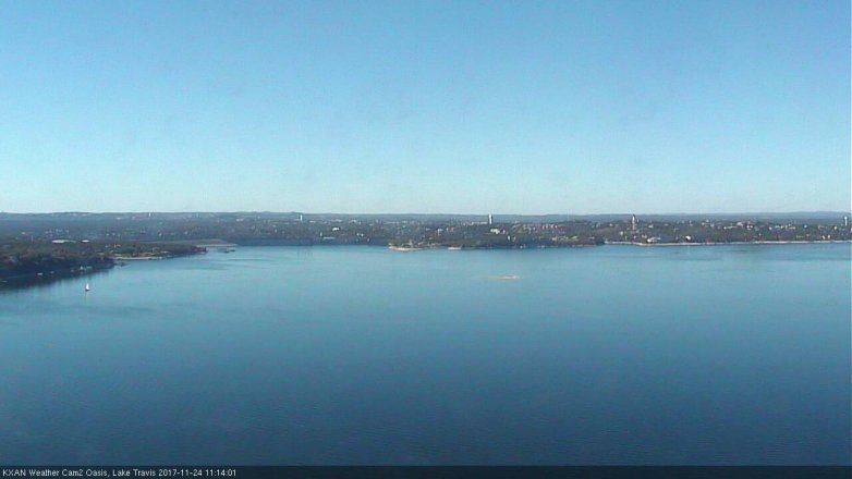 Lake Travis webcam, November 24, 2017 10:40 AM CT
