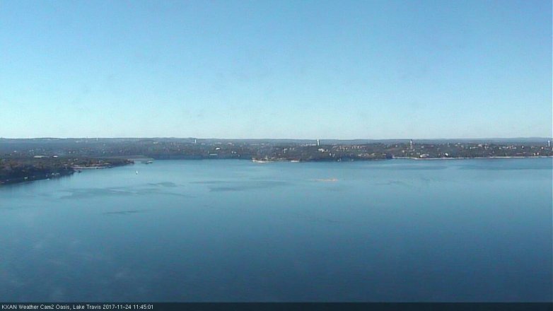 Lake Travis webcam, November 24, 2017 10:55 AM CT