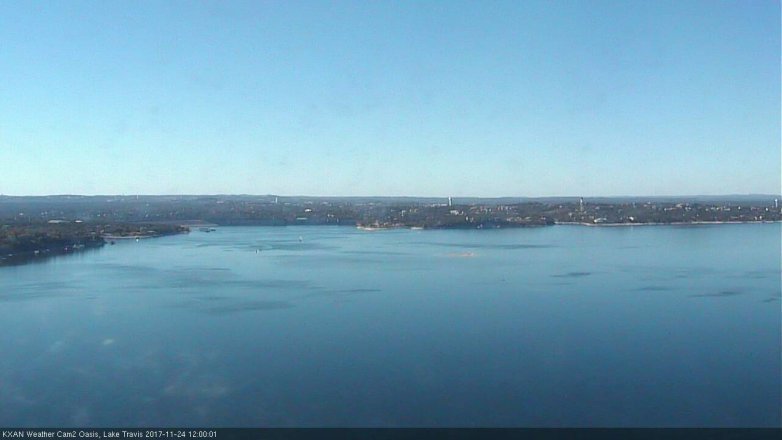 Lake Travis webcam, November 24, 2017 11:25 AM CT