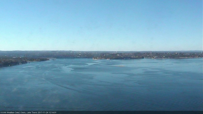 Lake Travis webcam, November 24, 2017 11:35 AM CT