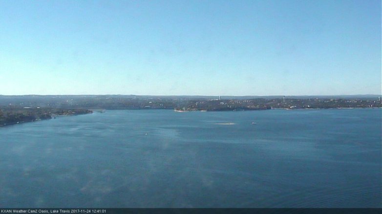 Lake Travis webcam, November 24, 2017 11:50 AM CT