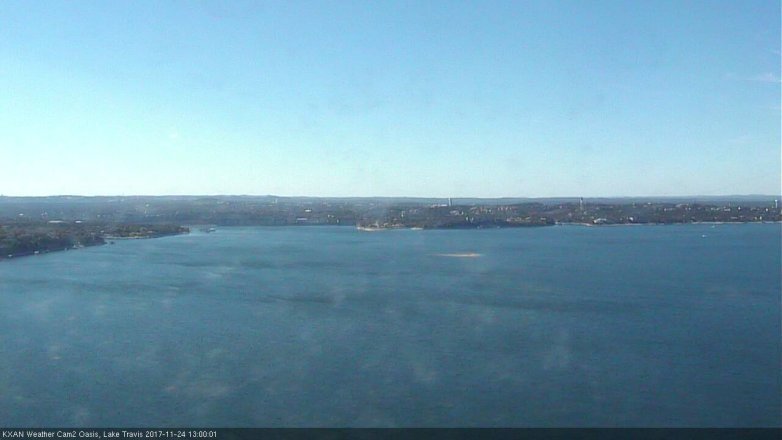 Lake Travis webcam, November 24, 2017 12:20 PM CT