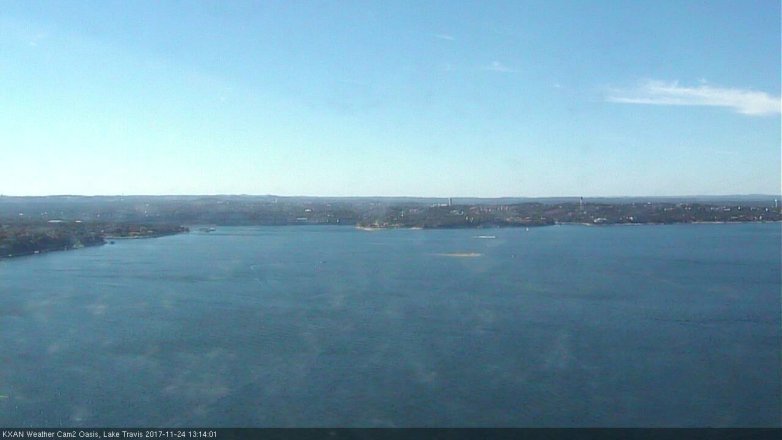 Lake Travis webcam, November 24, 2017 12:35 PM CT