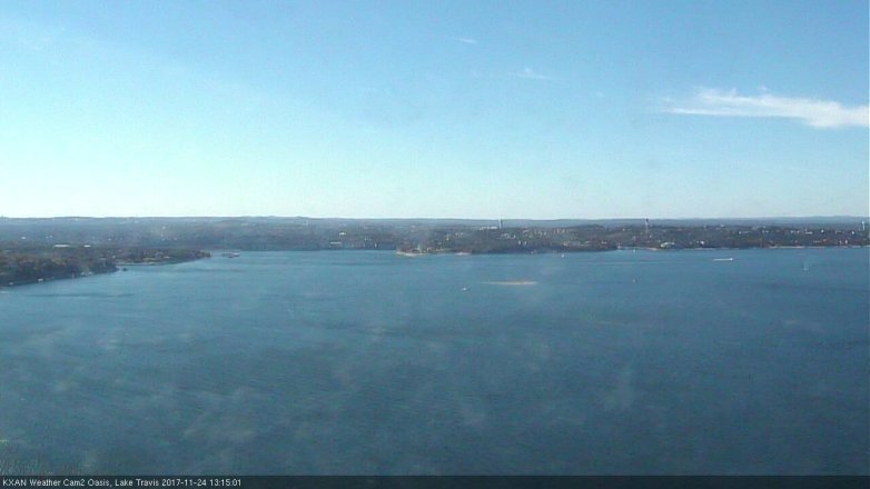 Lake Travis webcam, November 24, 2017 12:45 PM CT