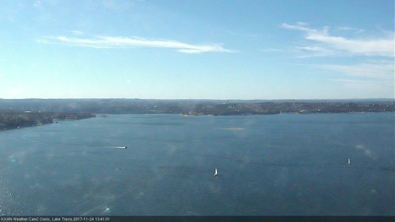 Lake Travis webcam, November 24, 2017 1:05 PM CT