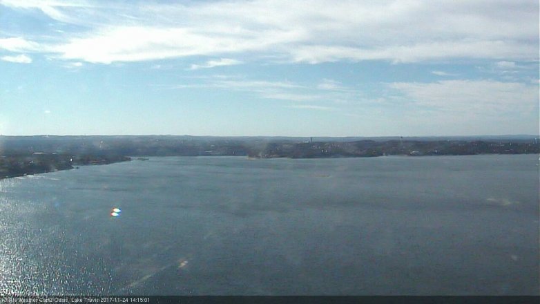 Lake Travis webcam, November 24, 2017 1:20 PM CT